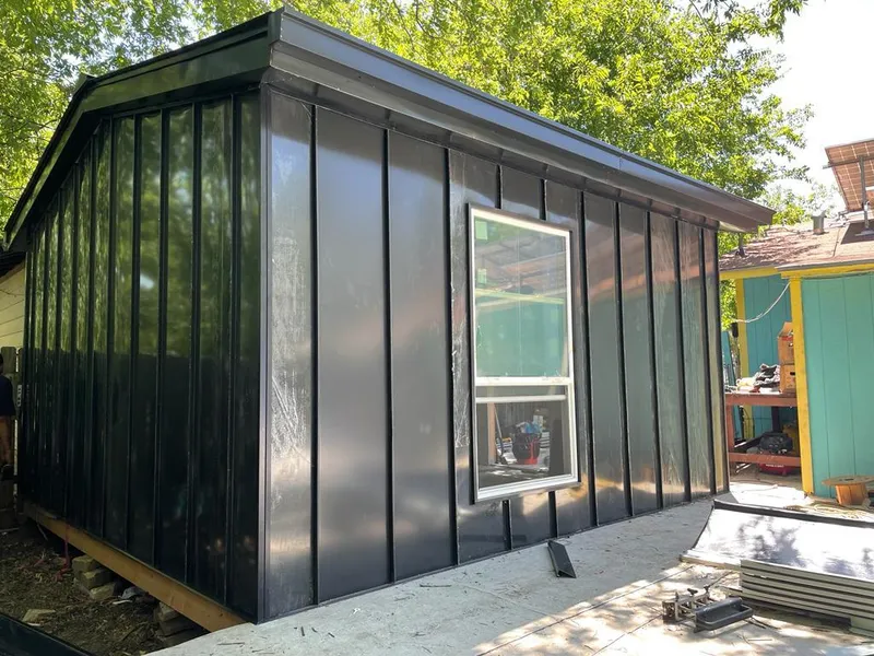 Black standing seam metal wall panels for Roof Inspection in Cresaptown